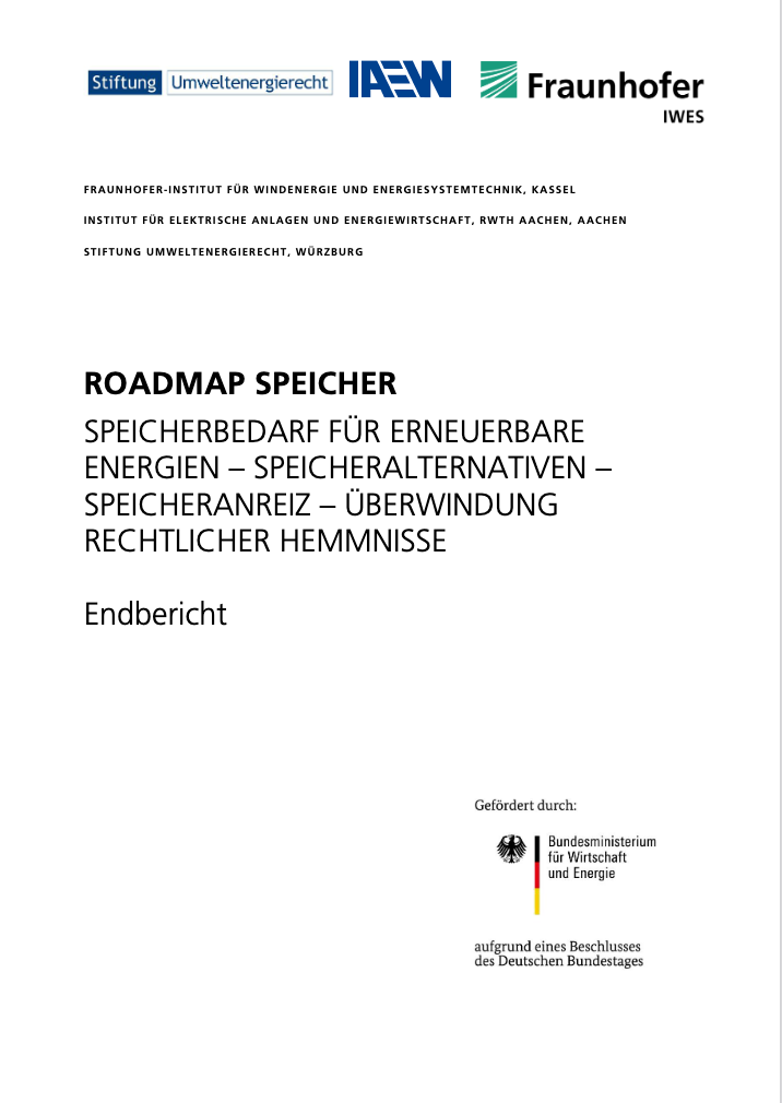 IWES et al.: Roadmap Speicher