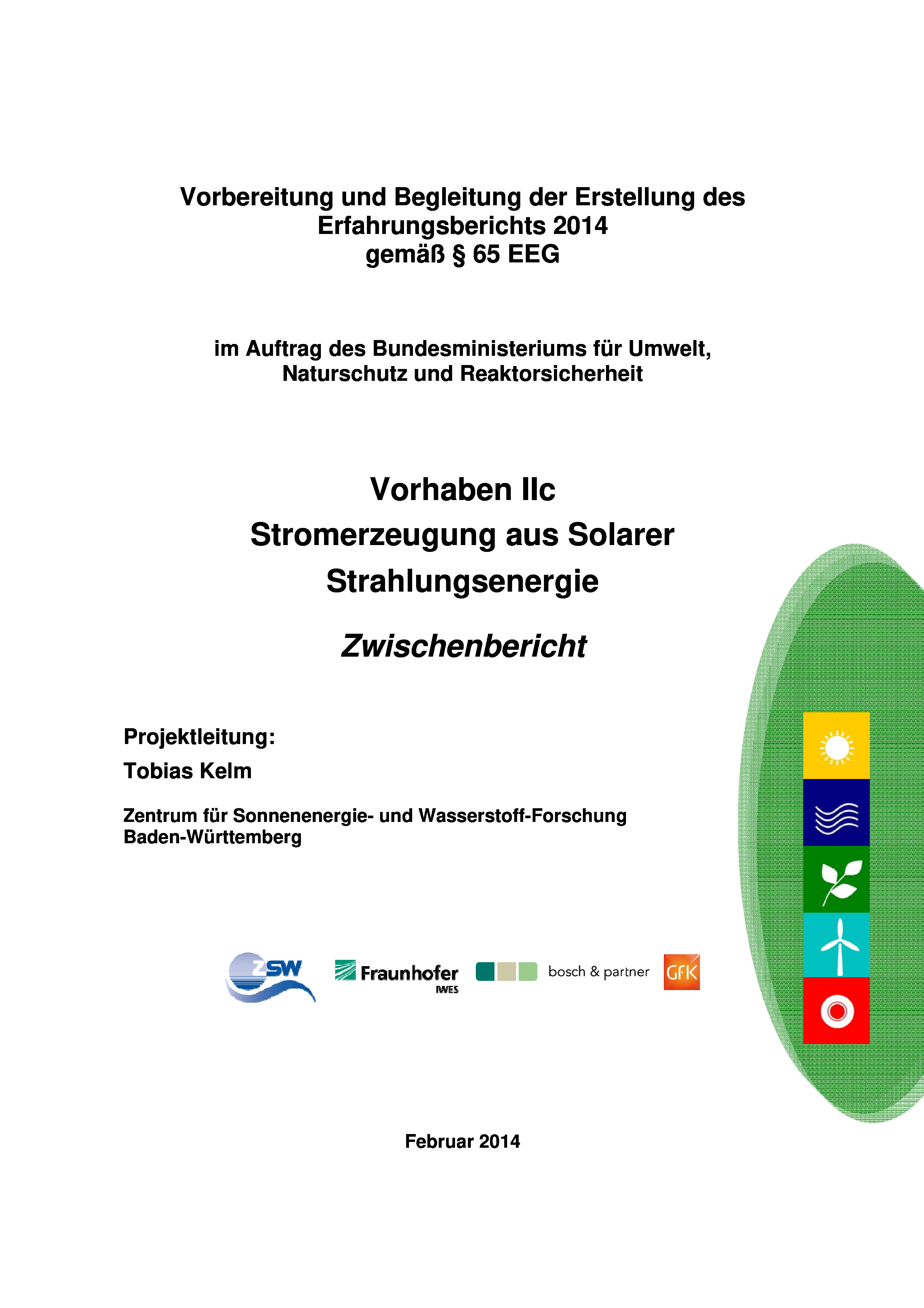 ZSW u.a.: Stromerzeugung aus Solarer Strahlungsenergie – Zwischenbericht