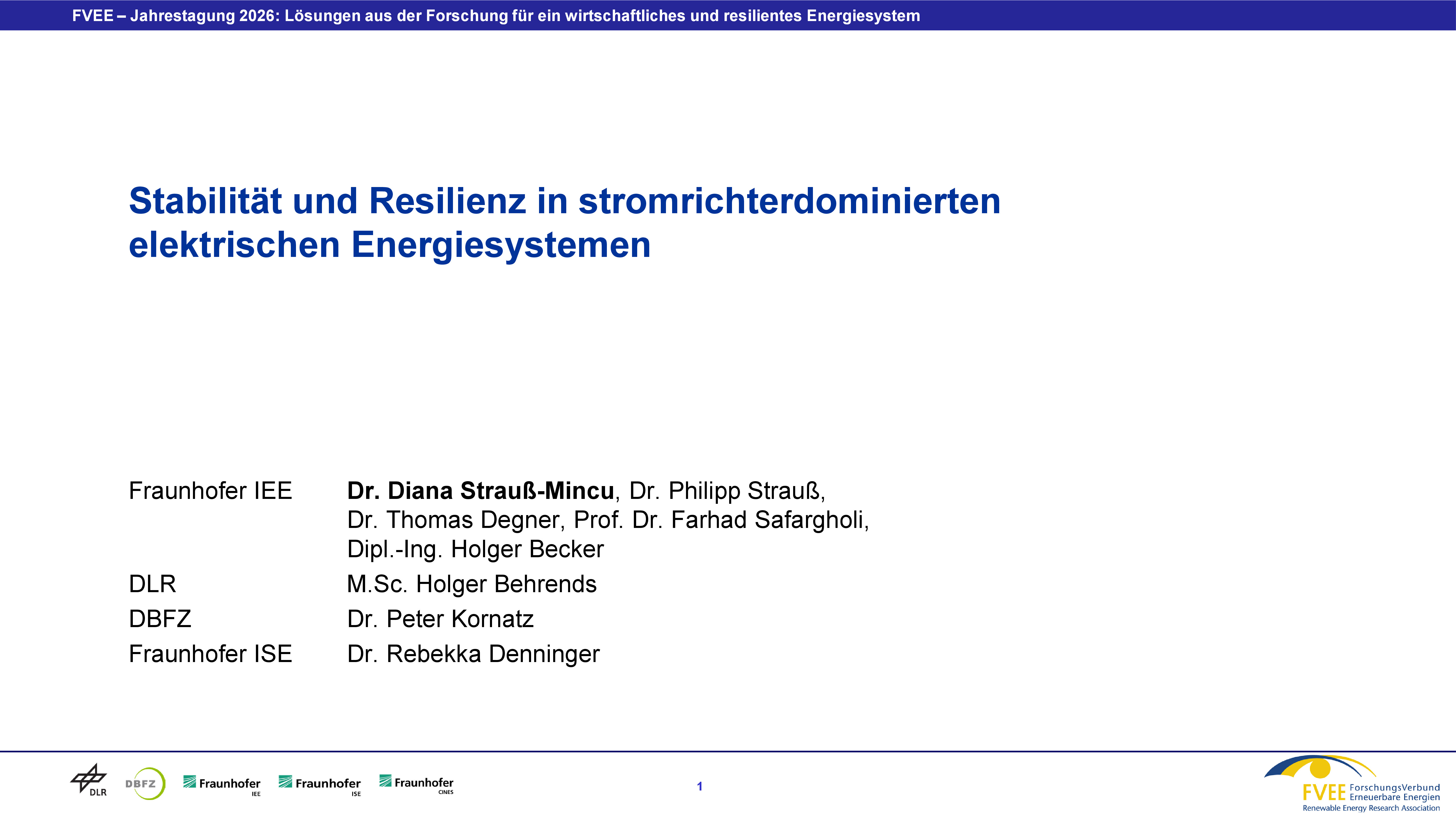 Vorschau des PDFs "2.2 Strauss Stabilität und Resilienz in stromrichterdominierten elektrischen Energiesystemen neu"