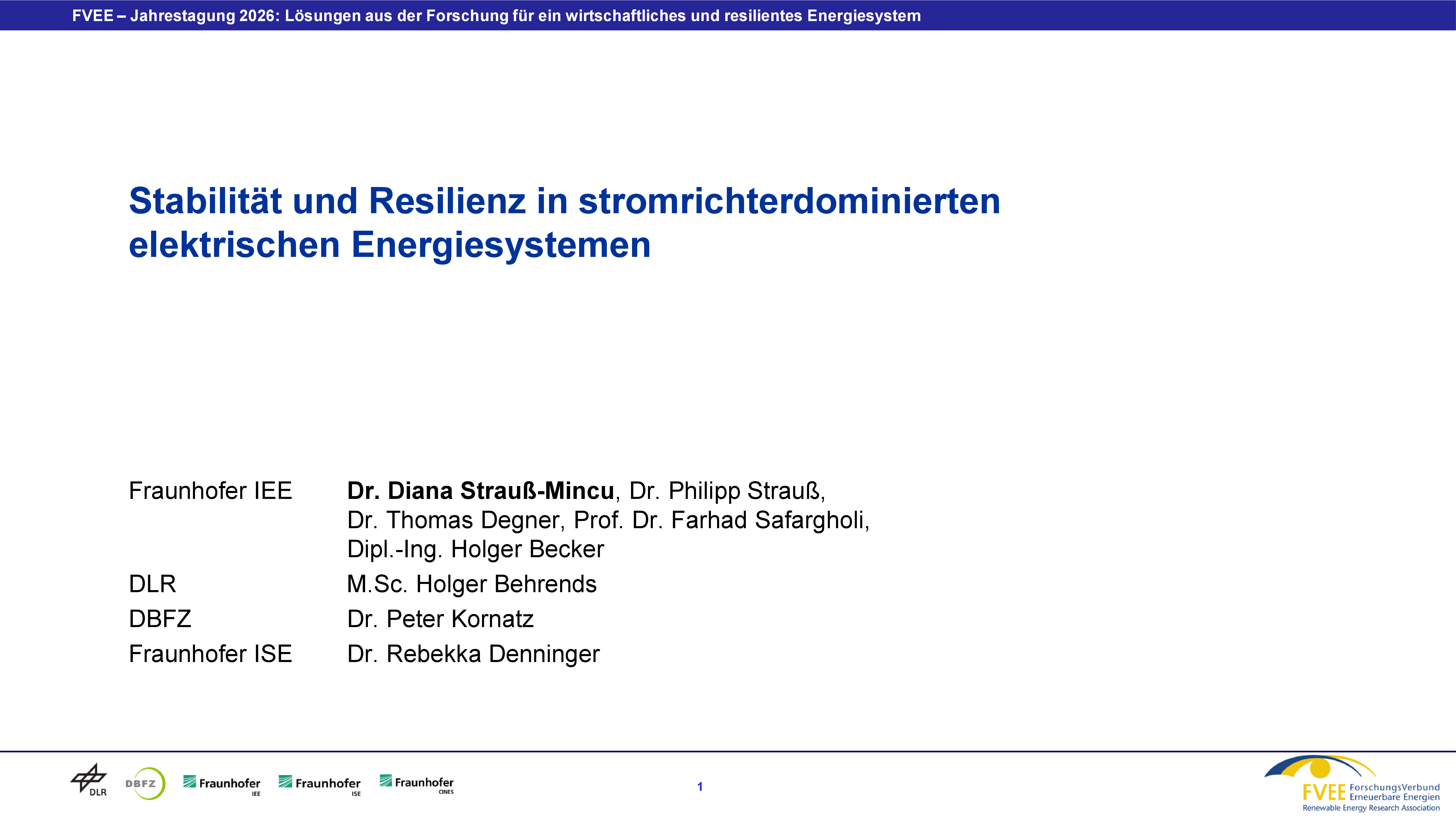 Vorschau des PDFs "2.2 Strauss Stabilität und Resilienz in stromrichterdominierten elektrischen Energiesystemen"